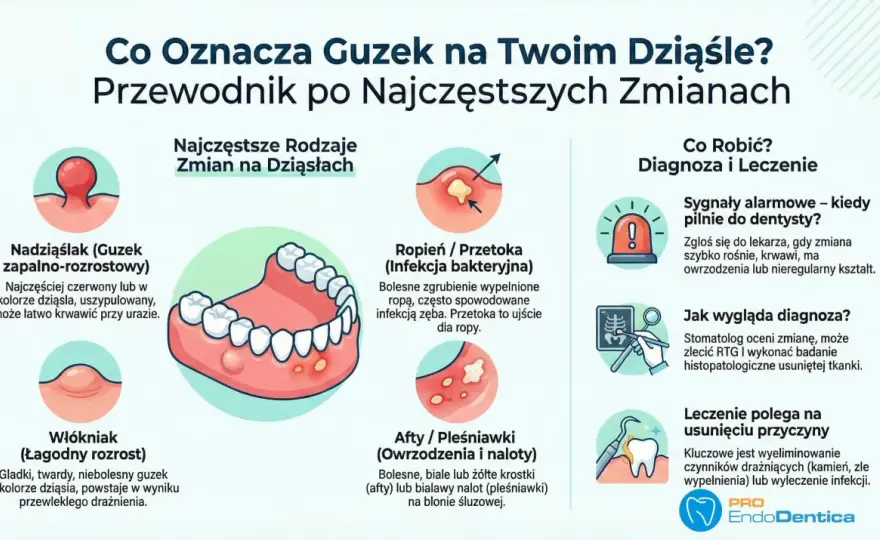 Guzek na dziąśle - czy to nadziąślak i co robić?